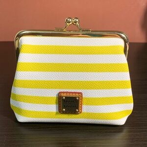 **SOLD** Dooney & Bourke Sullivan Large Framed Coin Purse Yellow